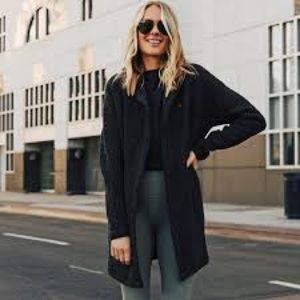 Lululemon Sincerely Sherpa Wrap Heathered Black
